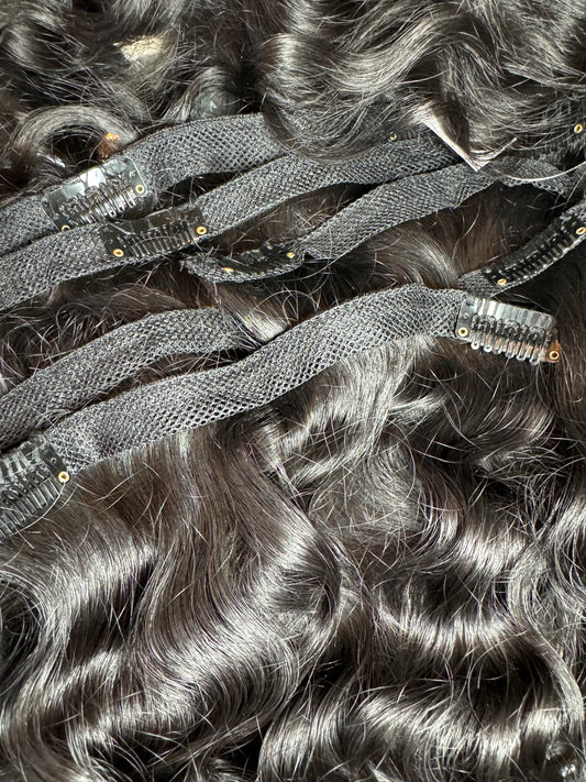 Raw Indian Curly Clip-Ins