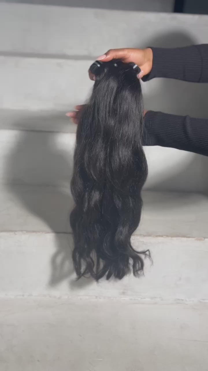 Raw Indian Natural Straight Single